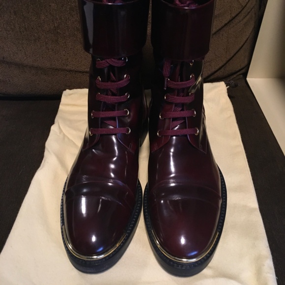 Louis Vuitton Walk Like a Man Women’s boots 7.5 Euro 38 - Burgundy - Picture 7 of 16